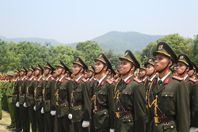 Lực lượng công an sẽ tham gia diễu binh, diễu hành tại Lễ kỷ niệm 70 năm chiến thắng Điện Biên Phủ