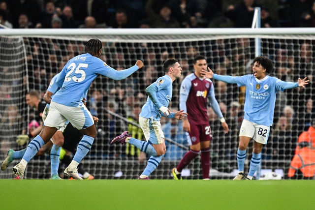 Foden lập hat-trick, Man City vượt ải Aston Villa để hướng đến lịch sử- Ảnh 2.
