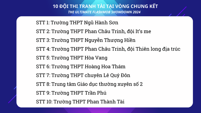 9 trường THPT tại Đà Nẵng vào chung kết cuộc thi nhảy đồng diễn toàn thành phố- Ảnh 1.