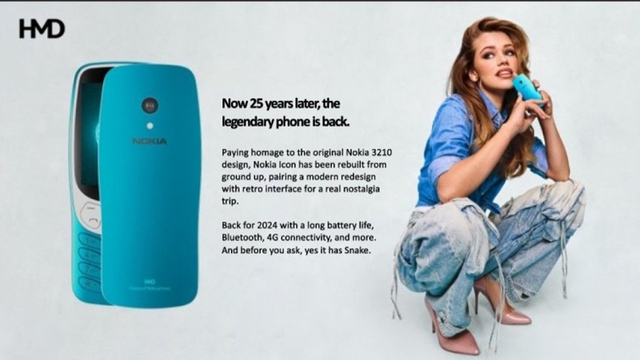 Nội dung mô tả về việc Nokia 3210 sắp được hồi sinh