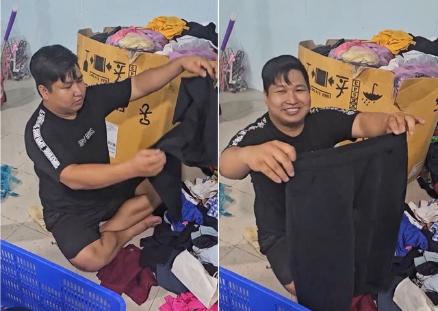 Anh Sang là chủ cửa hàng quần áo 0 đồng