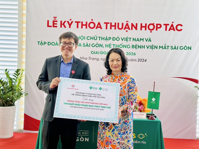 Hệ thống Mắt Sài Gòn ký kết phối hợp với Hội Chữ thập đỏ Việt Nam- Ảnh 3.