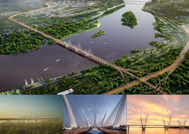 Hà Nội dự kiến vận hành cầu Thượng Cát gần 8.300 tỉ vào năm 2028- Ảnh 2.