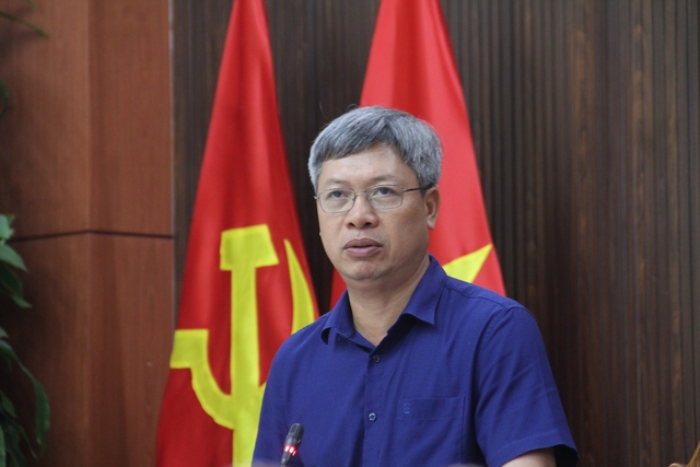 Ông Hồ Quang Bửu, Phó chủ tịch UBND tỉnh Quảng Nam phát biểu tại buổi họp báo mới đây