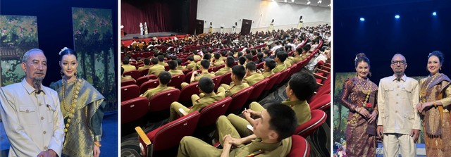 Hàng ngàn cán bộ các Bộ, chiến sĩ lực lượng vũ trang tới xem các suất diễn