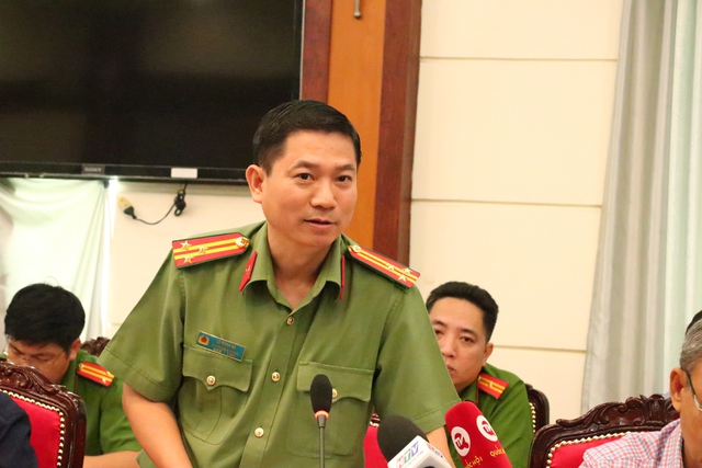 Thượng tá Lê Mạnh Hà, Phó trưởng phòng Tham mưu Công an TP.HCM đề nghị cần xác định rõ khái niệm 'nạn nhân' của tội phạm mua bán người