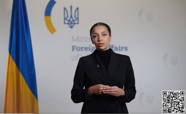 Phát ngôn viên Bộ Ngoại giao Ukraine được tạo ra từ AI Victoria Shi