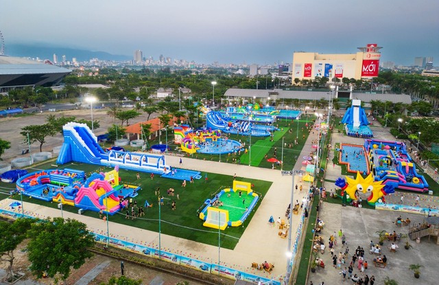 Công viên nước Holie tại Làng thể thao Tuyên Sơn là sản phẩm du lịch mới dịp này