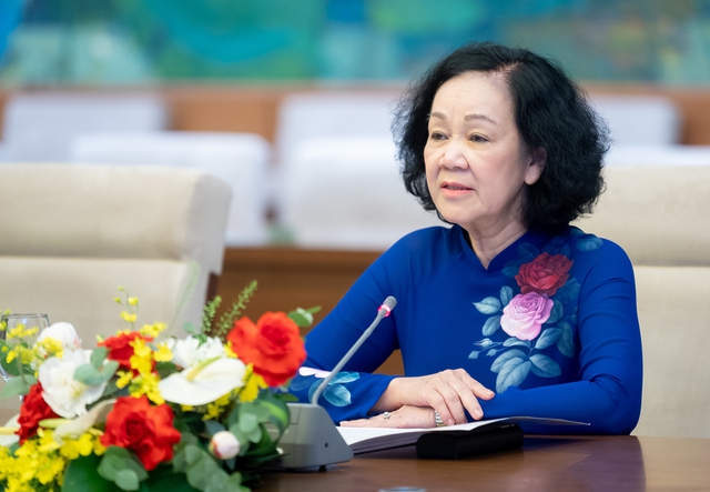 Bà Trương Thị Mai thôi nhiệm vụ đại biểu Quốc hội khóa XV- Ảnh 1.