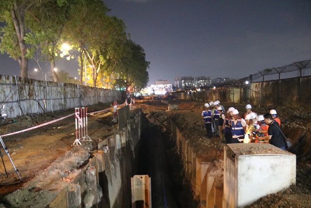 Lãnh đạo MAUR kiểm tra công tác thi công di dời hạ tầng kỹ thuật cho dự án