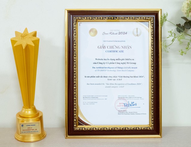 Nền tảng tuyển dụng job3s.vn giành giải thưởng Top 10 thương hiệu bền vững quốc gia- Ảnh 3.