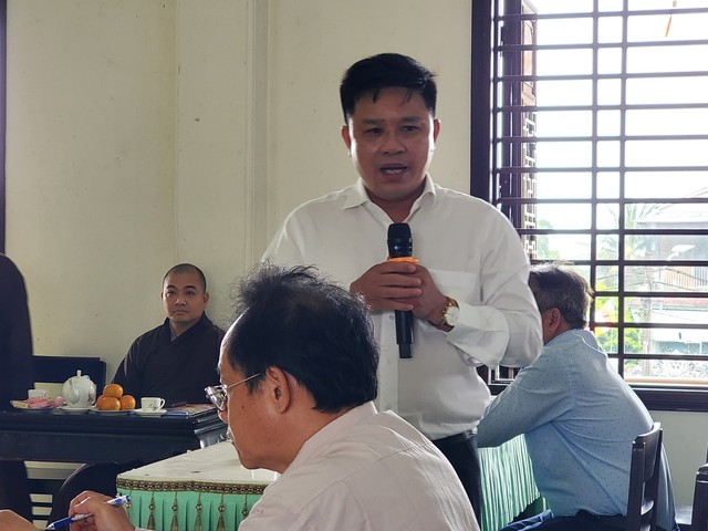 Ông Nguyễn Văn Lập, Trưởng ban Tôn giáo tỉnh Thừa Thiên - Huế bổ sung thông tin về kiểm soát hoạt động phóng sanh tại đại lễ Phật đản.