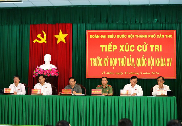 Thủ tướng Chính phủ Phạm Minh Chính tại buổi tiếp xúc cử tri