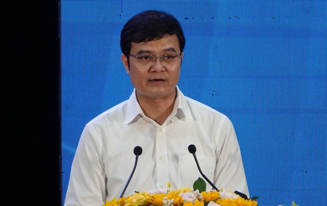 Anh Bùi Quang Huy, Bí thư thứ nhất T.Ư Đoàn, phát biểu tại ngày hội