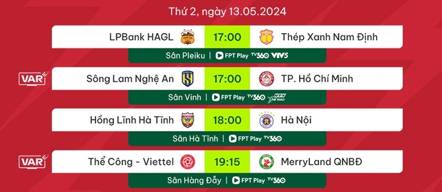 Lịch thi đấu vòng 18 V-League 2023 - 2024 mới nhất hôm nay (13.5): Nóng bỏng sân Pleiku- Ảnh 5.