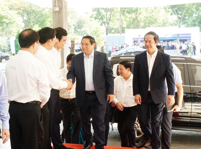 Thủ tướng Phạm Minh Chính đến dự khai mạc ngày hội khởi nghiệp quốc gia của học sinh, sinh viên lần thứ 6