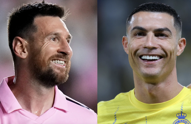 Ronaldo (phải) và Messi sẽ về cùng một đội?