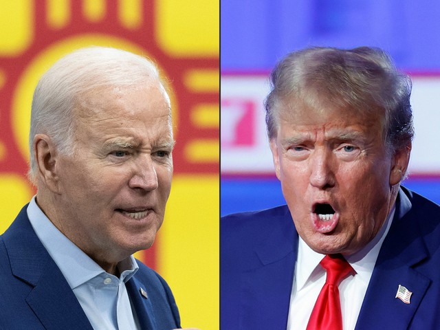 Tổng thống Joe Biden bị đối thủ Donald Trump dẫn trước tại 5/6 bang chiến trường theo kết quả khảo sát mới