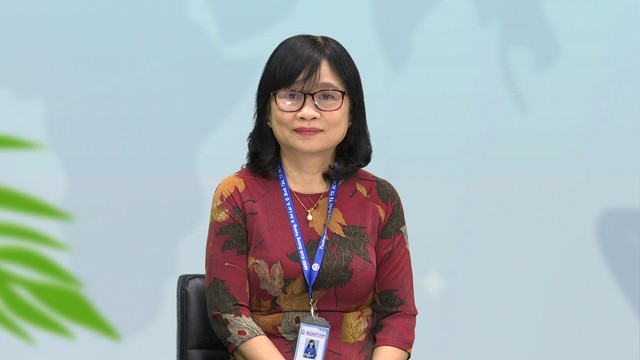 Cô Huỳnh Thị Thu Tâm, Phó hiệu trưởng Trường cao đẳng Quốc tế TP.HCM