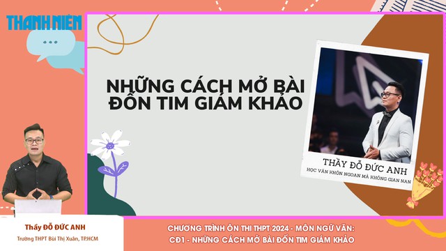 Giáo viên hướng dẫn ôn thi tốt nghiệp THPT môn ngữ văn