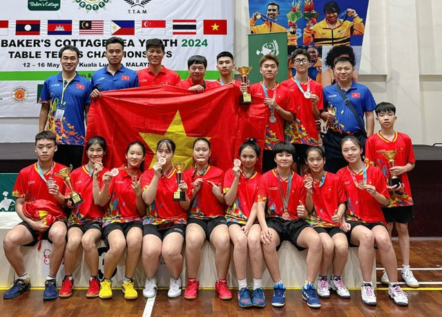 Các VĐV bóng bàn trẻ của Việt Nam đã có giải đấu xuất sắc