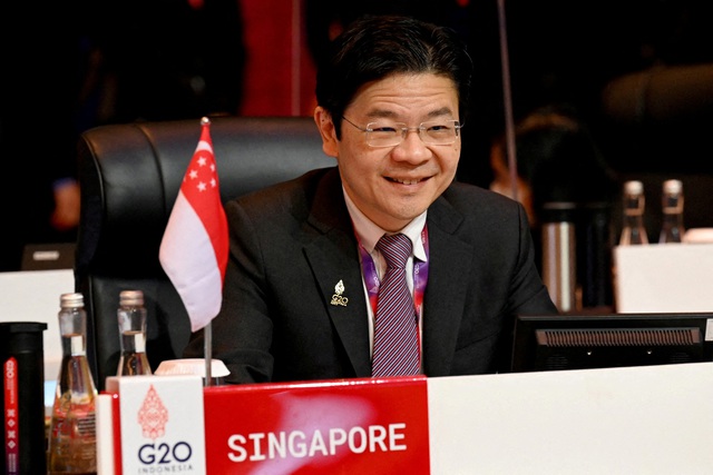 Bộ trưởng Bộ Tài chính Singapore Hoàng Tuần Tài tham dự Hội nghị Bộ trưởng Tài chính G20 ở Bali (Indonesia) vào ngày 16.7.2022.