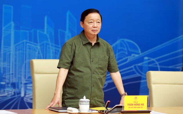 Phó thủ tướng Trần Hồng Hà chủ trì phiên họp