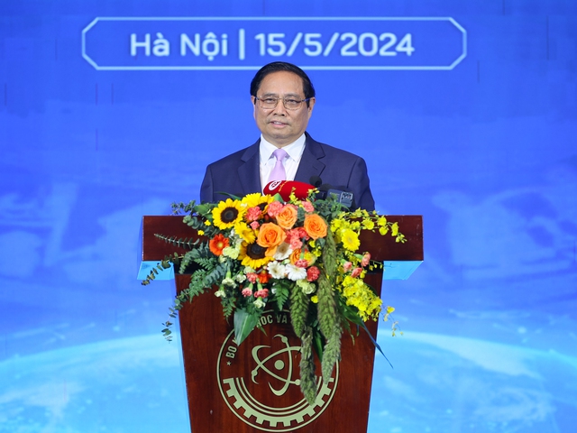 Thủ tướng Phạm Minh Chính dự lễ chào mừng ngày Khoa học công nghệ Việt Nam và kỷ niệm 65 năm thành lập Bộ KH-CN
