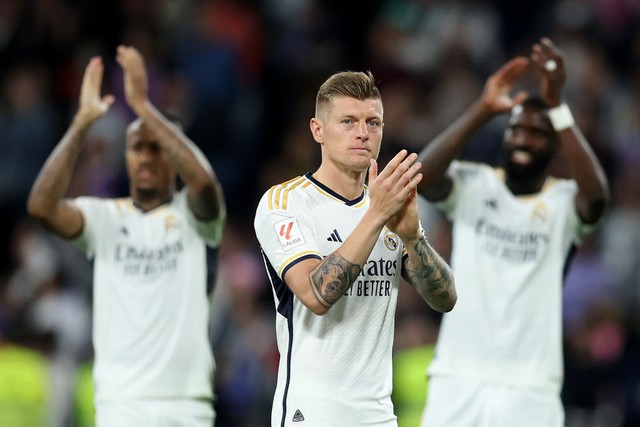 Nếu Toni Kroos (giữa) đến Mỹ cùng Modric vào mùa hè năm nay, giải MLS sẽ cực kỳ sôi động