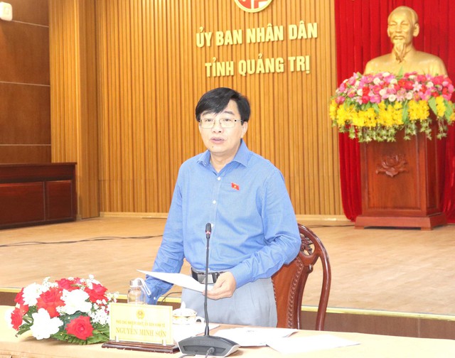 Ông Nguyễn Minh Sơn yêu cầu tỉnh Quảng Trị cần cố gắng thực hiện bàn giao mặt bằng sạch vào ngày 20.5