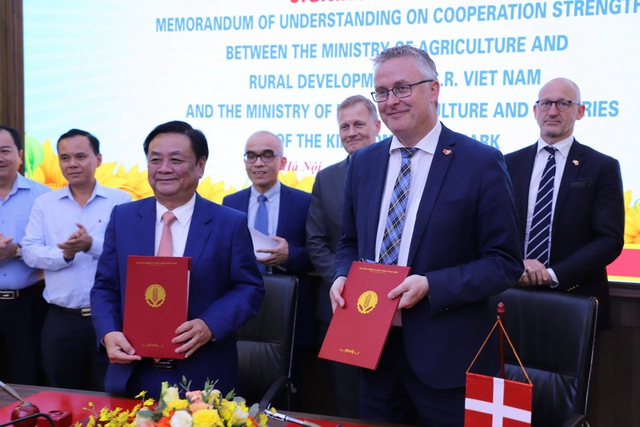Việt Nam và Đan Mạch ký kết biên bản ghi nhớ gia hạn hợp tác về nông nghiệp