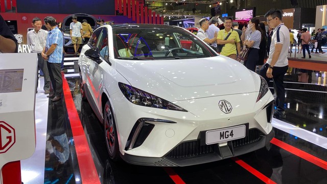 MG4 từng trưng bày tại triển lãm Vietnam Motor Show 2022