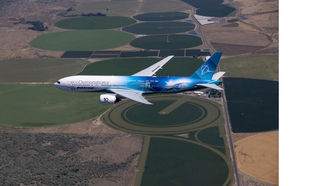Boeing sẽ thử nghiệm 36 công nghệ mới trên máy bay Boeing 777-200ER