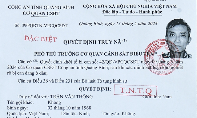 Truy nã đặc biệt bị can giết 'vợ hờ' kém 32 tuổi- Ảnh 1.