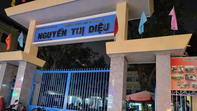Trường THPT Nguyễn Thị Diệu (Q.3, TP.HCM) nơi xảy ra vụ việc