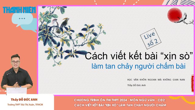 Giáo viên hướng dẫn ôn thi tốt nghiệp THPT môn ngữ văn