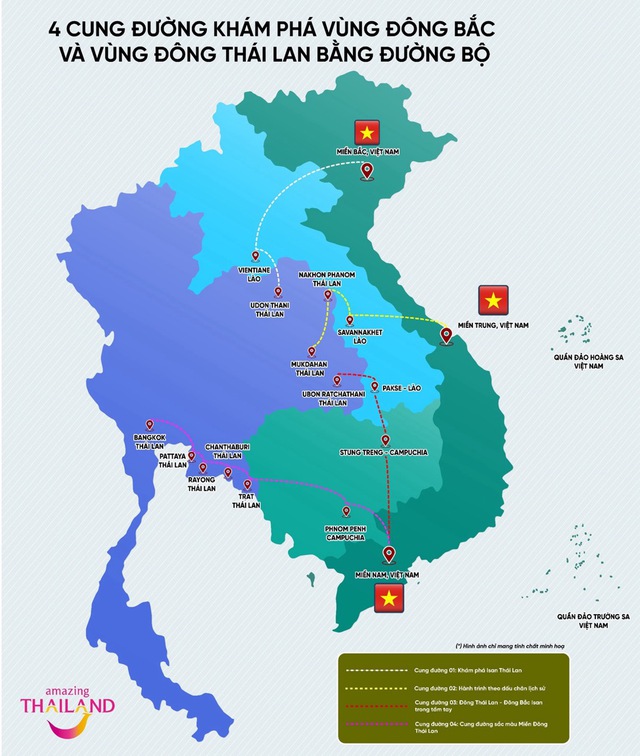 Du lịch Thái Lan bằng đường bộ Việt Nam - Lào - Campuchia - Thái Lan có gì?- Ảnh 3.