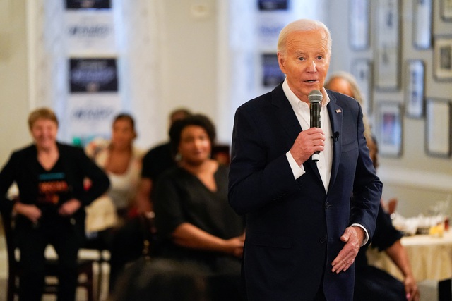 Ông Biden phát biểu tại nhà hàng Mary Mac's Tea Room ở Atlanta hôm 18.5