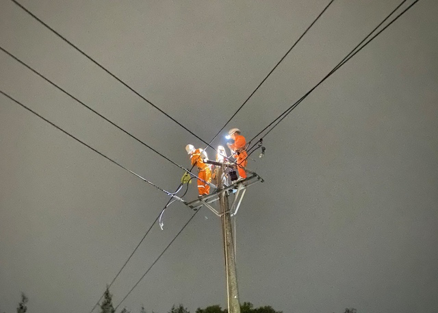 Điện lực Quảng Bình: Nhanh chóng khắc phục sự cố điện do giông sét- Ảnh 2.