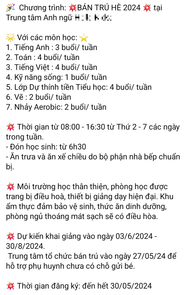 'Rộ' dịch vụ bán trú hè, Sở GD-ĐT TP.Đà Nẵng quyết liệt chấn chỉnh- Ảnh 4.