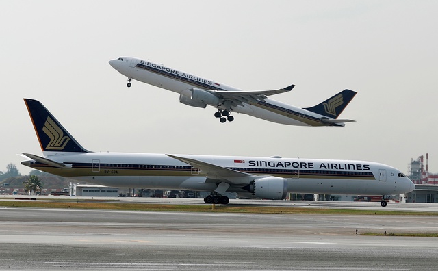 Máy bay của hãng Singapore Airlines