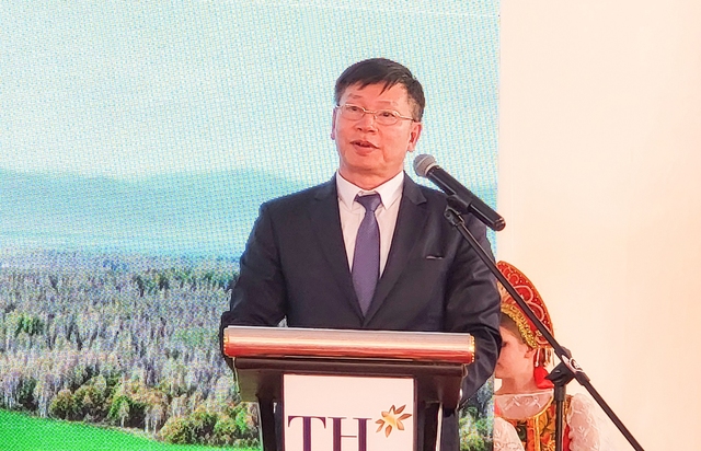 Ông Nguyễn Đăng Hiền, Tổng lãnh sự Việt Nam tại Vladivostok, phát biểu tại sự kiện