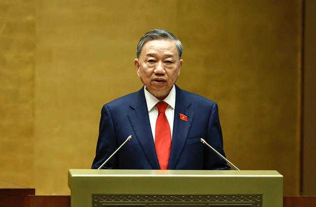 Tân Chủ tịch nước Tô Lâm phát biểu nhậm chức