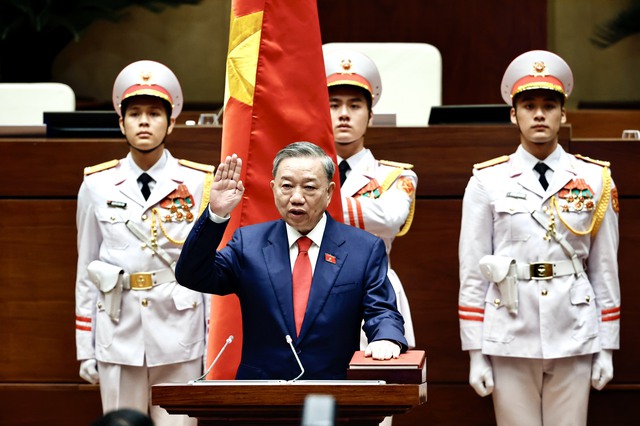 Lãnh đạo các nước chúc mừng Chủ tịch nước Tô Lâm, Chủ tịch Quốc hội Trần Thanh Mẫn- Ảnh 1.