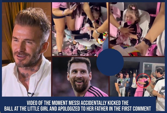 David Beckham (trái) kính trọng Messi vì tính cách con người của anh
