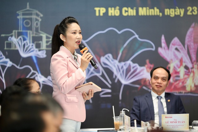 NSND Nguyễn Thị Thanh Thúy, Phó giám đốc Sở VH-TT TP.HCM, nói về phương hướng và cách làm của TP.HCM trong phát triển công nghiệp văn hóa