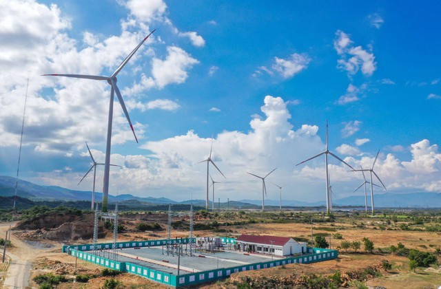 Một dự án điện gió của Trung Nam Group tại tỉnh Ninh Thuận