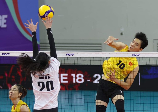 Đánh bại Singapore, bóng chuyền nữ Việt Nam tranh nhất bảng với Kazakhstan ở giải châu Á- Ảnh 3.