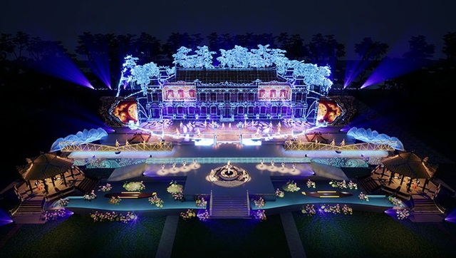 Điện Kiến Trung triều Nguyễn trở thành sân khấu chính của Festival Huế 2024- Ảnh 1.