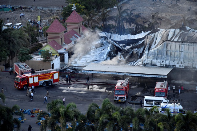Cháy lớn tại công viên giải trí Ấn Độ, ít nhất 27 người thiệt mạng - Ảnh 1.